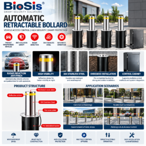 BioSis Automatic Retractable Bollard